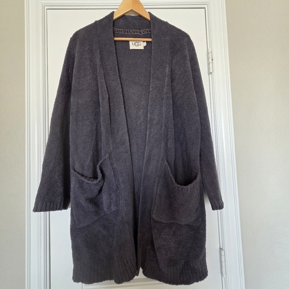 UGG KALLIE Gray Cardigan Sweater Small - Picture 2 of 13
